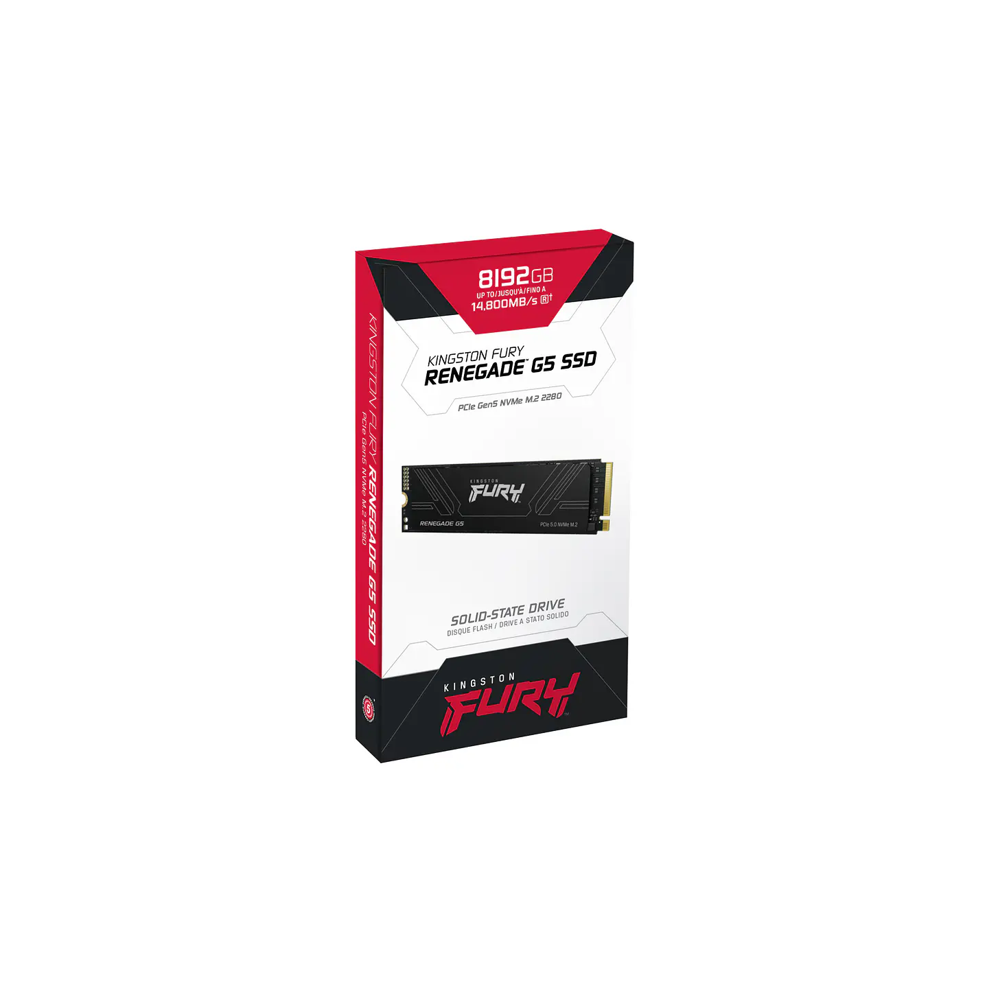 SSD Kingston FURY Renegade G5 8TB M.2 2280 NVMe PCIe 5.0 hasta 14.800 MB/s SFYR2D/8T1 4