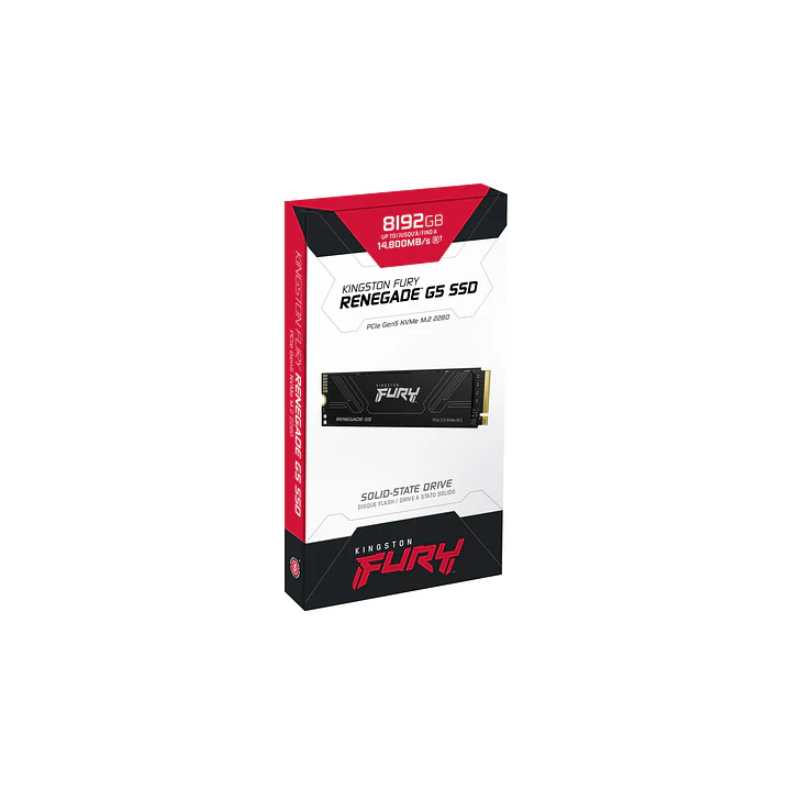 SSD Kingston FURY Renegade G5 8TB M.2 2280 NVMe PCIe 5.0 hasta 14.800 MB/s SFYR2D/8T1 4