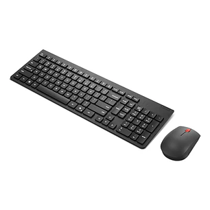 Combo Teclado y Mouse Inalámbrico Lenovo Essential Gen 2 Español Latinoamérica Tecla Copilot Negro