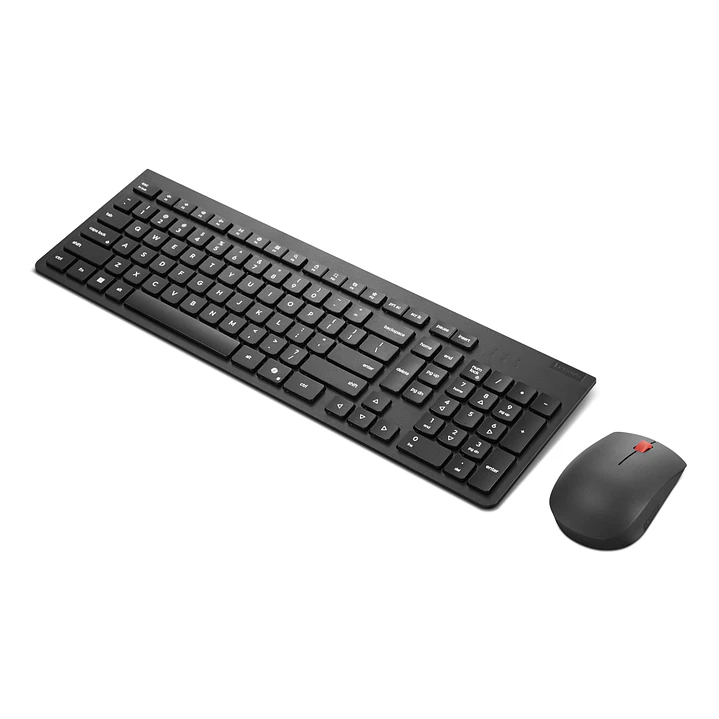 Combo Teclado y Mouse Inalámbrico Lenovo Essential Gen 2 Español Latinoamérica Tecla Copilot Negro 1