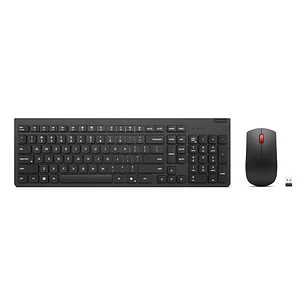 Combo Teclado y Mouse Inalámbrico Lenovo Essential Gen 2 Español Latinoamérica Tecla Copilot Negro