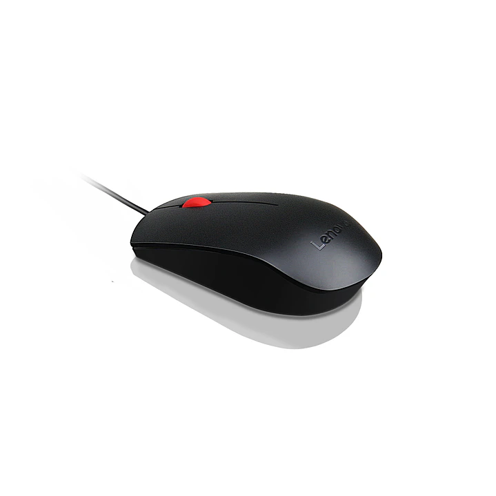 Mouse Óptico Lenovo Essential USB 1600 DPI 3 Botones Negro 3