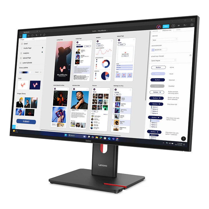 Monitor Lenovo ThinkVision T32UD-40 31.5