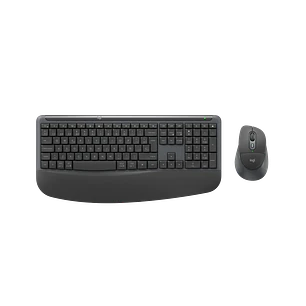 Combo Teclado y Mouse Inalámbrico Logitech Signature Comfort Plus MK880 Español Latinoamericano Grafito (920-014019)