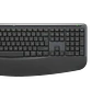 Combo Teclado y Mouse Inalámbrico Logitech Signature Comfort Plus MK880 Español Grafito - Miniatura 1