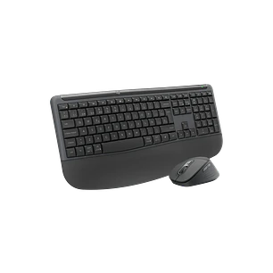 Combo Teclado y Mouse Inalámbrico Logitech Signature Comfort Plus MK880 Español Latinoamericano Grafito (920-014019)