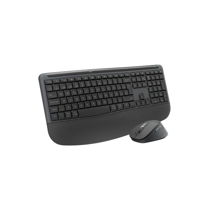 Combo Teclado y Mouse Inalámbrico Logitech Signature Comfort Plus MK880 Español Grafito 2