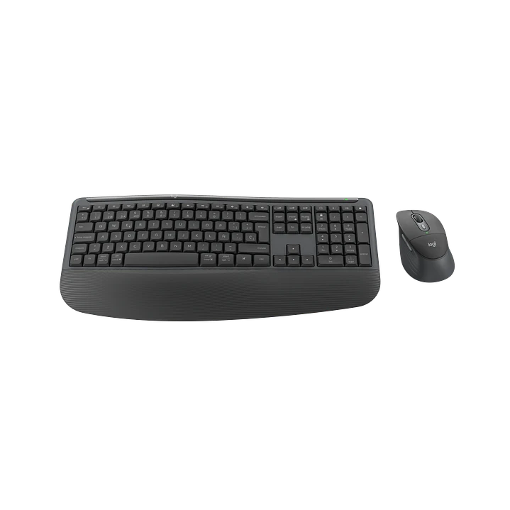 Combo Teclado y Mouse Inalámbrico Logitech Signature Comfort Plus MK880 Español Grafito 3