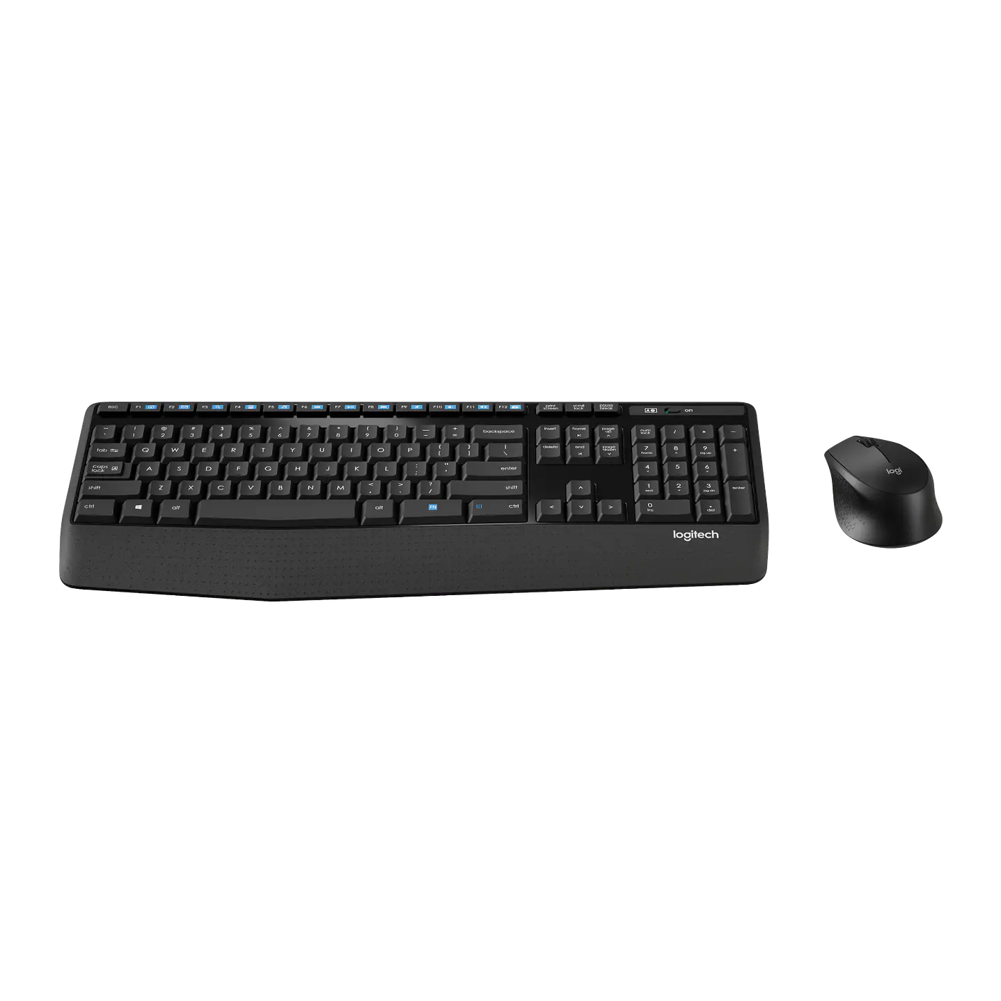 TECLADO/ MOUSE INALAMBRICO USB MK345 2.4GHz QWERTY ESPAÑOL NEGRO LOGITECH 1