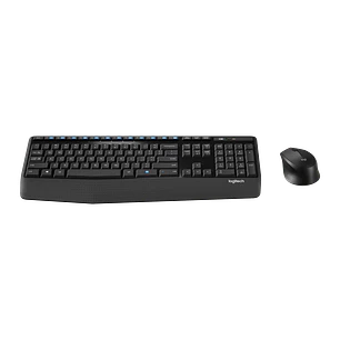 TECLADO/ MOUSE INALAMBRICO USB MK345 2.4GHz QWERTY ESPAÑOL NEGRO LOGITECH