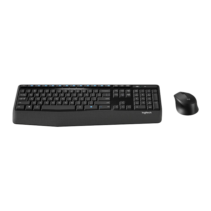 TECLADO/ MOUSE INALAMBRICO USB MK345 2.4GHz QWERTY ESPAÑOL NEGRO LOGITECH 1