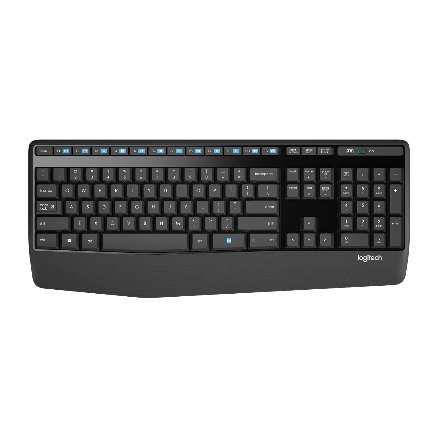 TECLADO/ MOUSE INALAMBRICO USB MK345 2.4GHz QWERTY ESPAÑOL NEGRO LOGITECH 2
