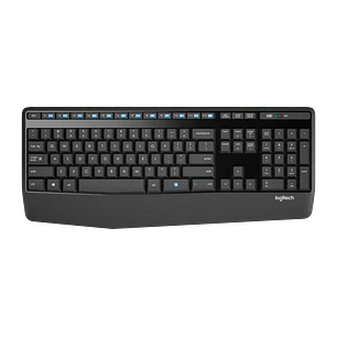 TECLADO/ MOUSE INALAMBRICO USB MK345 2.4GHz QWERTY ESPAÑOL NEGRO LOGITECH
