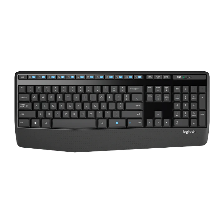 TECLADO/ MOUSE INALAMBRICO USB MK345 2.4GHz QWERTY ESPAÑOL NEGRO LOGITECH 2