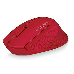 MOUSE OPTICO INALAMBRICO M280 ROJO 2.4 GHz LOGITECH