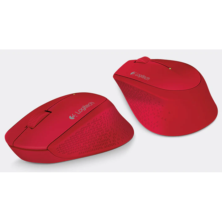 MOUSE OPTICO INALAMBRICO M280 ROJO 2.4 GHz LOGITECH 2