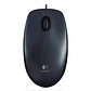 910-004053 MOUSE LOGITECH ALAMBRICO M90 NEG - Miniatura 1