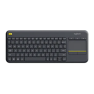 Teclado Inalámbrico Logitech K400 Plus con Touchpad Negro Español (920-007123)