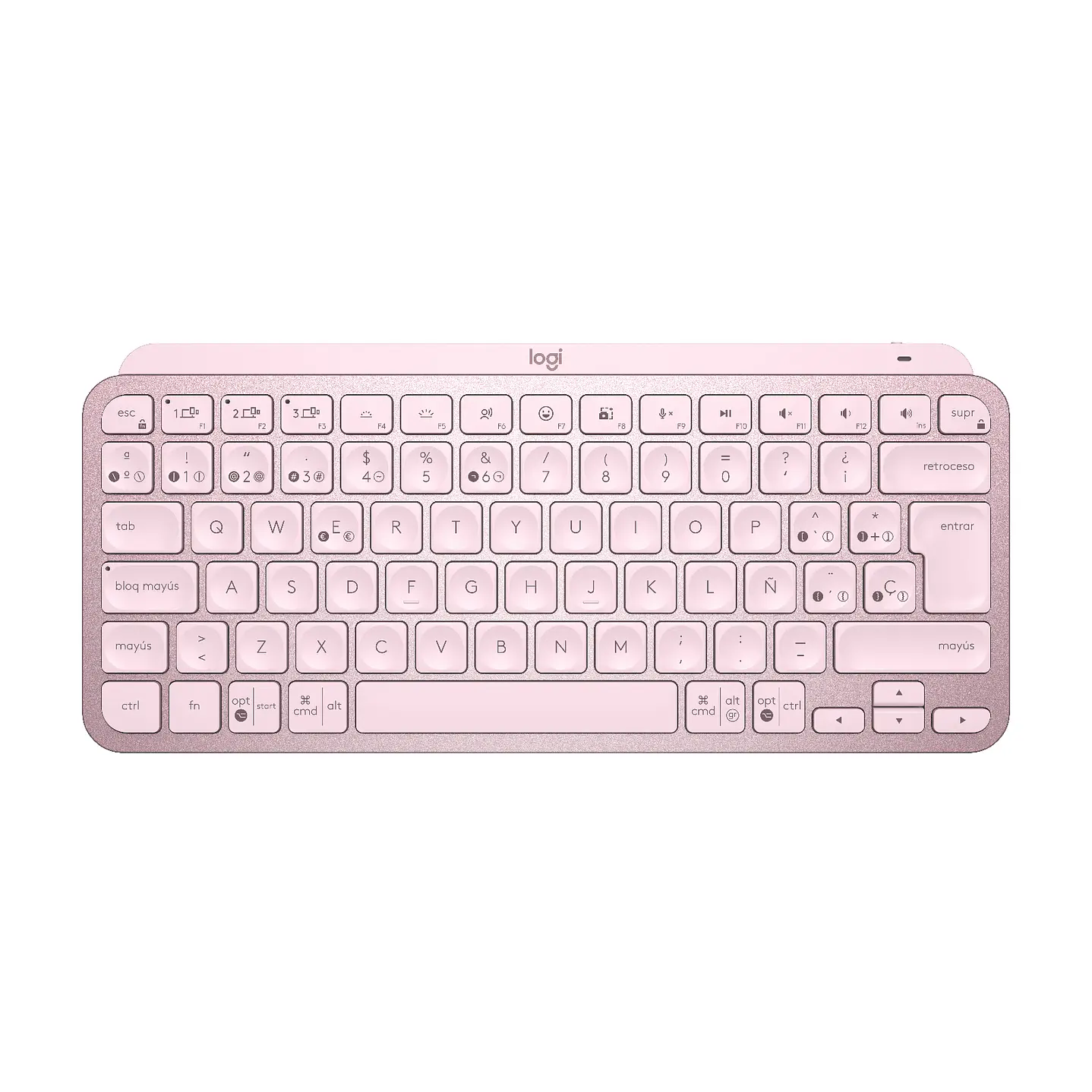 920-010478  TECLADO LOGITECH MX KEYS MINI ROSE 1