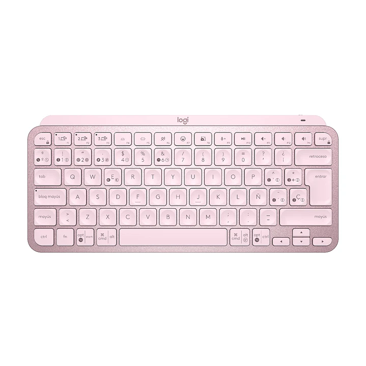 920-010478  TECLADO LOGITECH MX KEYS MINI ROSE 1