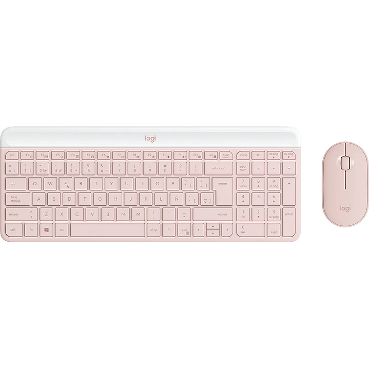920-011312 COMBO TECLADO MOUSE MK470 PINK 1
