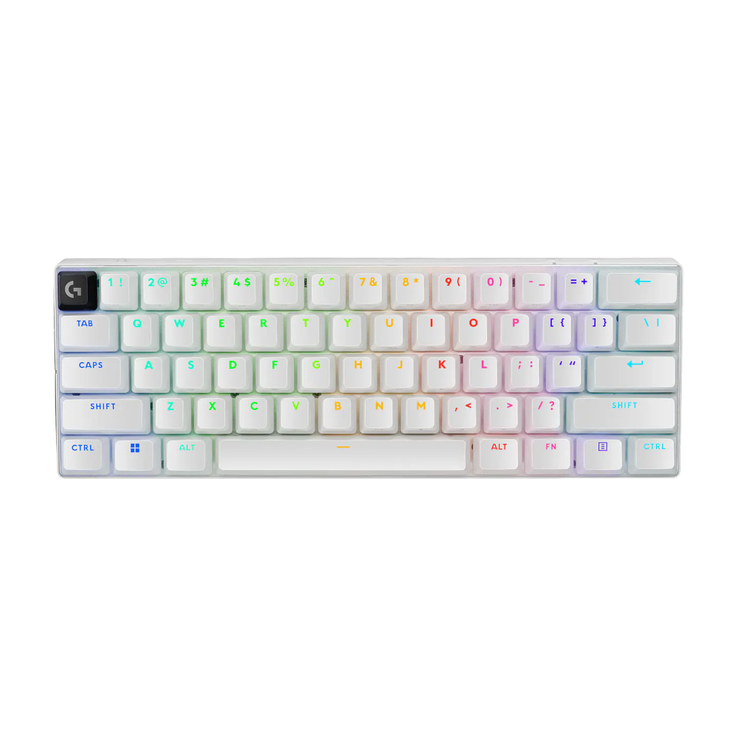 920-011921 KEYBOARD PRO X 60 LIGHTSPEED, WHITE 1