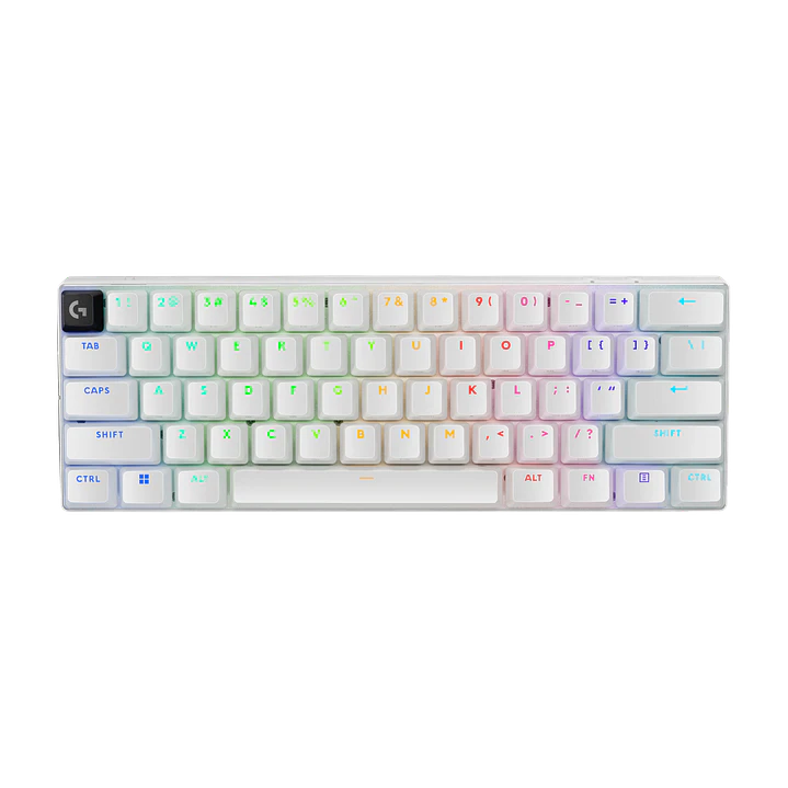 920-011921 KEYBOARD PRO X 60 LIGHTSPEED, WHITE 1