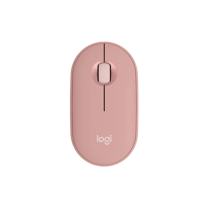 Logitech Mouse Bluetooth Pebble Mouse 2 M350s Rosado 2