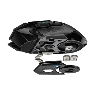 Mouse Gamer Inalámbrico Logitech G502 LIGHTSPEED Negro HERO 25K RGB (910-005566)