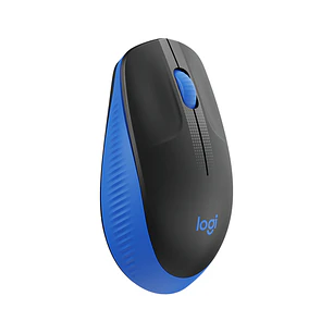 Mouse Inalámbrico Logitech M190 Azul Tamaño Completo (910-005903)