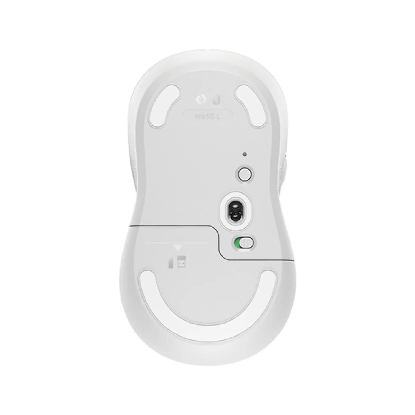 Logitech Mouse Inalambrico Signature M650 L Blanco 2
