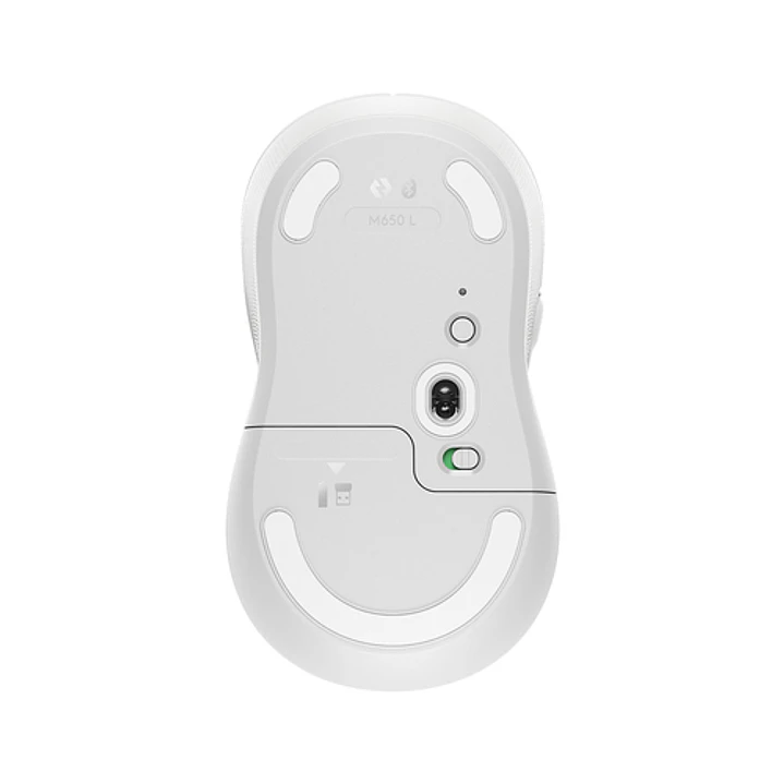Logitech Mouse Inalambrico Signature M650 L Blanco 2