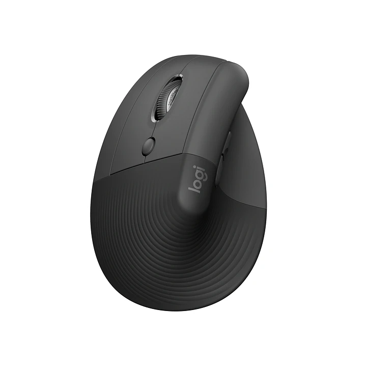 910-006467 MOUSE LIFT ZURDO GRAPHITE / BLACK 1