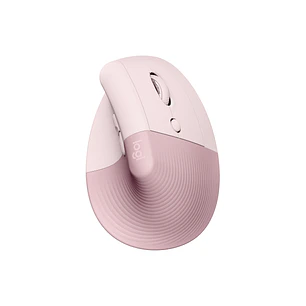 Mouse Vertical Ergonómico Logitech Lift Rose Diestro Bluetooth / Logi Bolt (910-006472)