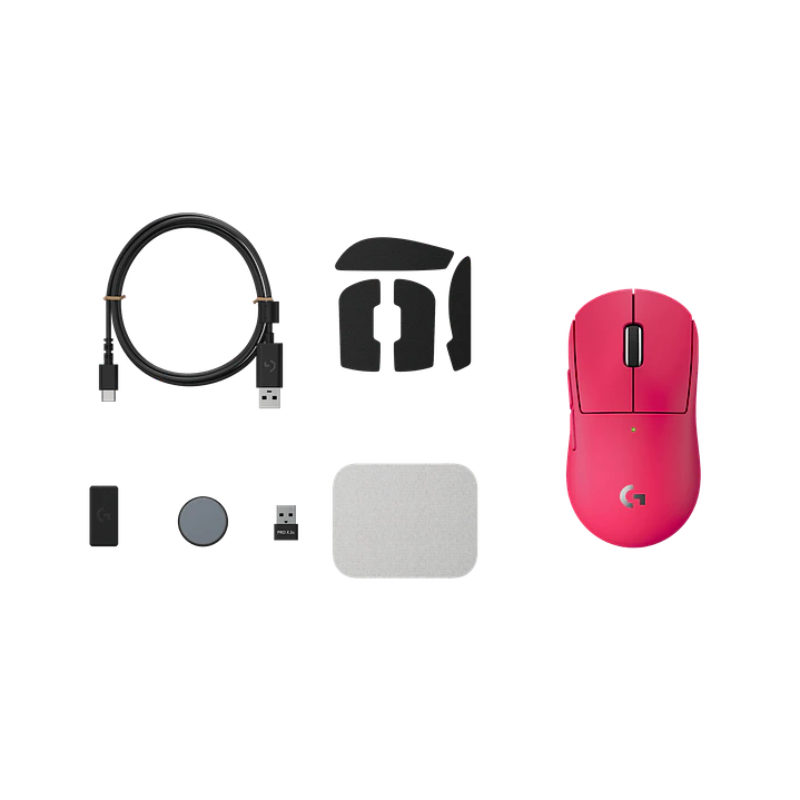 Logitech Mouse Gamer Inalam G PRO X Superlight 2C Rosado 5