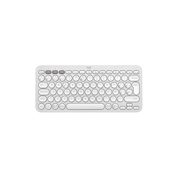 920-011784 TECLADO PEBBLE 2 K380 BLANCO 1