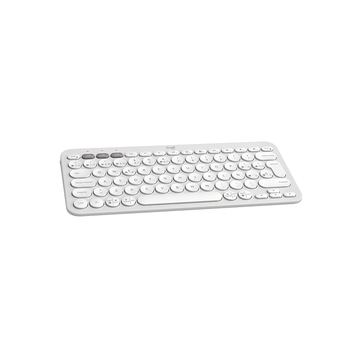 920-011784 TECLADO PEBBLE 2 K380 BLANCO 4