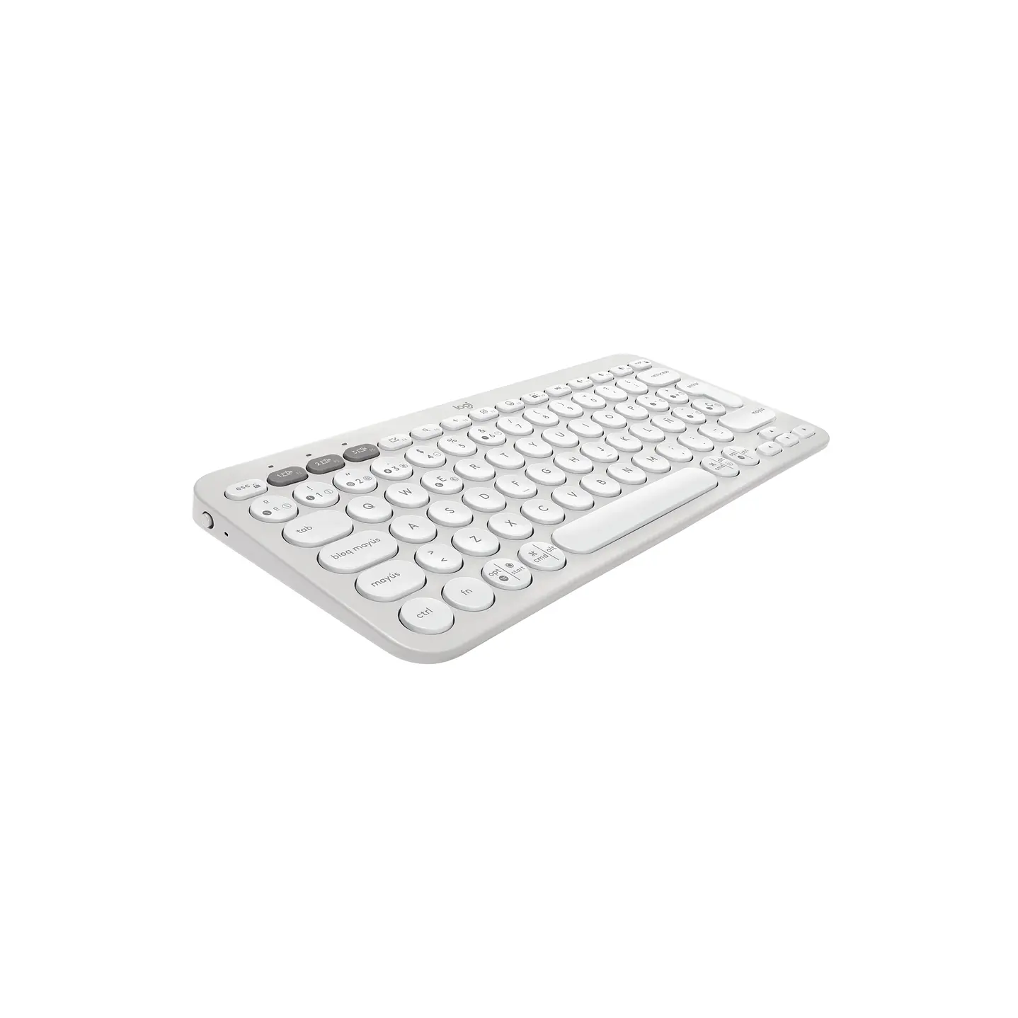 920-011784 TECLADO PEBBLE 2 K380 BLANCO 5