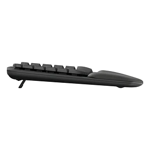 Teclado Ergonómico Inalámbrico Logitech Wave Keys Grafito Español Logi Bolt + Bluetooth (920-012278)