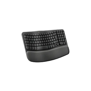 Teclado Ergonómico Inalámbrico Logitech Wave Keys Grafito Español Logi Bolt + Bluetooth (920-012278)