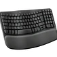 Logitech Teclado inalambrico Wave Keys Grafito Espanol - Miniatura 2
