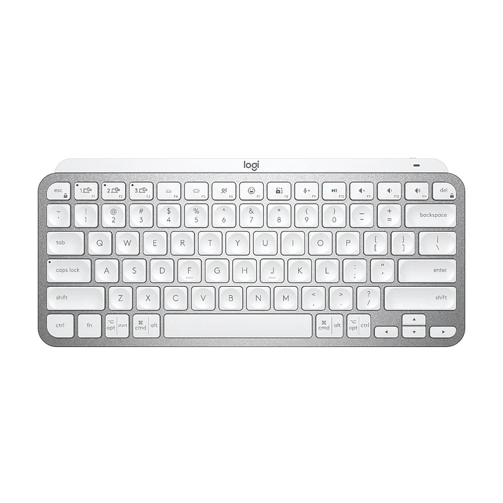 Logitech Teclado inalambrico MX Keys Mini Gris palido Esp 1