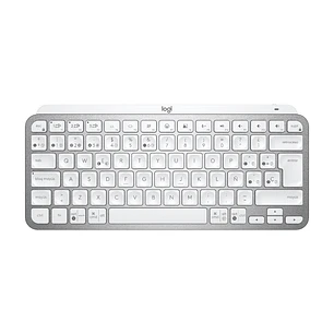 Teclado Inalámbrico Logitech MX Keys Mini Gris Pálido Español Retroiluminado Bluetooth (920-010477)