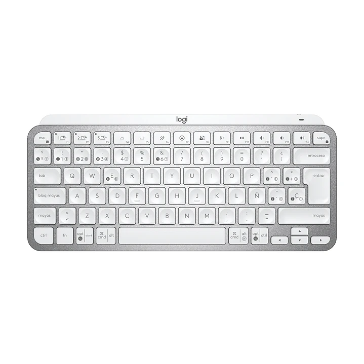 Logitech Teclado inalambrico MX Keys Mini Gris palido Esp 2