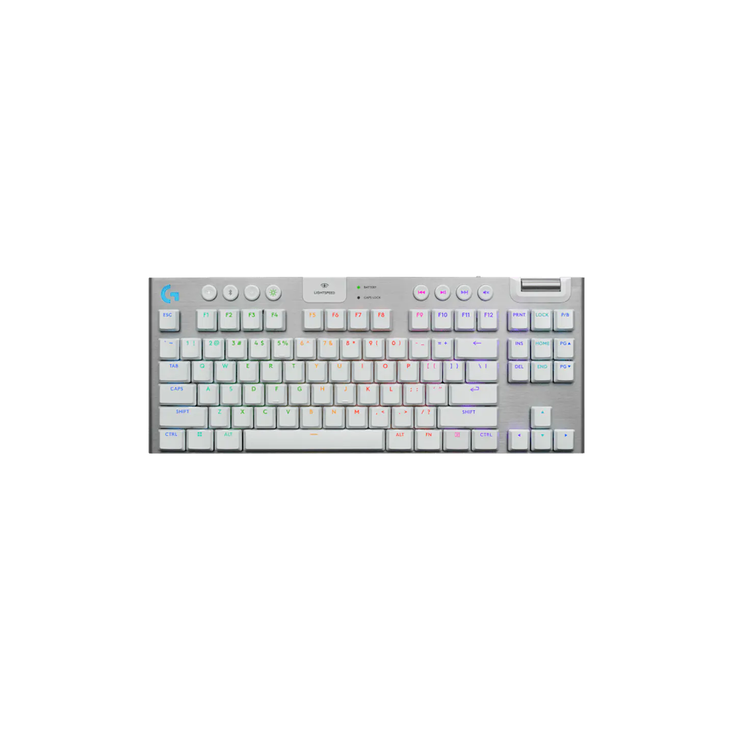 Logitech Teclado Gamer G915 X TKL Lightspeed Blanco Ingles 1