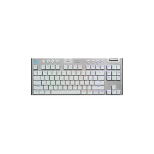 Teclado Gamer Inalámbrico Logitech G915 X LIGHTSPEED TKL Blanco GL Tactile Inglés US (920-012732)