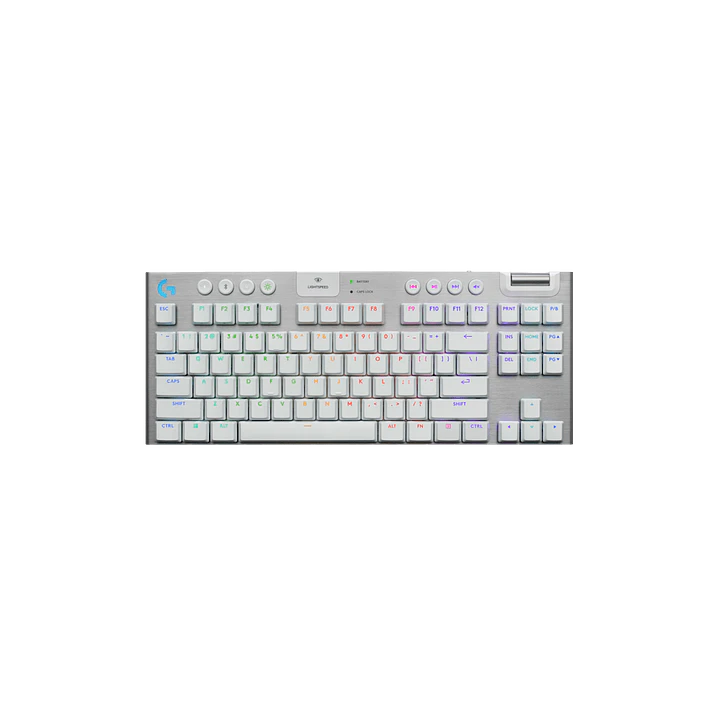 Logitech Teclado Gamer G915 X TKL Lightspeed Blanco Ingles 1