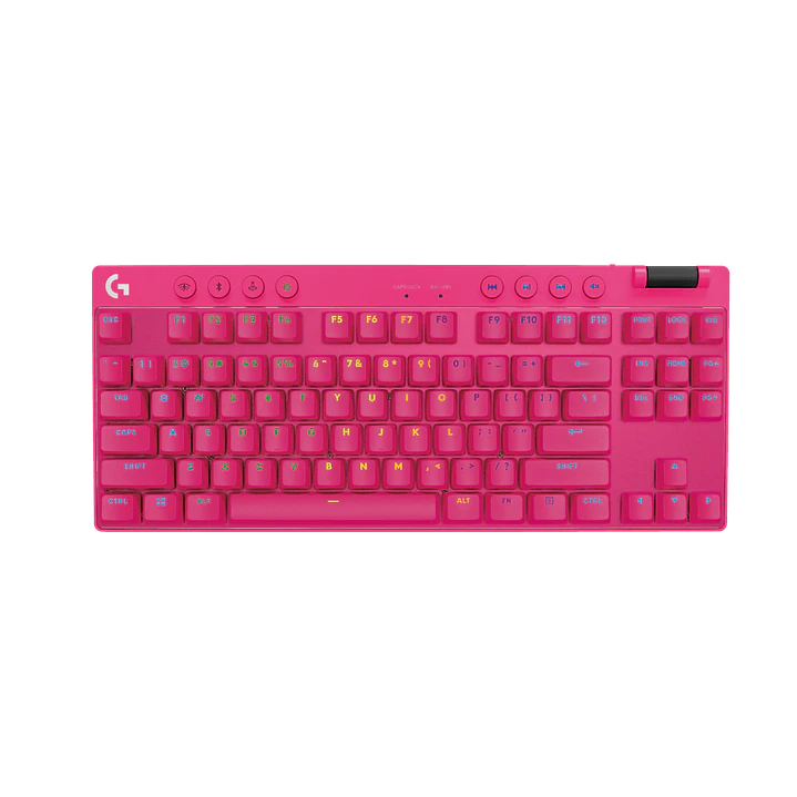 Logitech Teclado Gamer Inal G PRO X TKL Lightspeed Rosad Ing 1