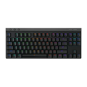 Teclado Gamer Logitech G515 LIGHTSPEED TKL Inalámbrico Tactile Negro Inglés US (920-012423)