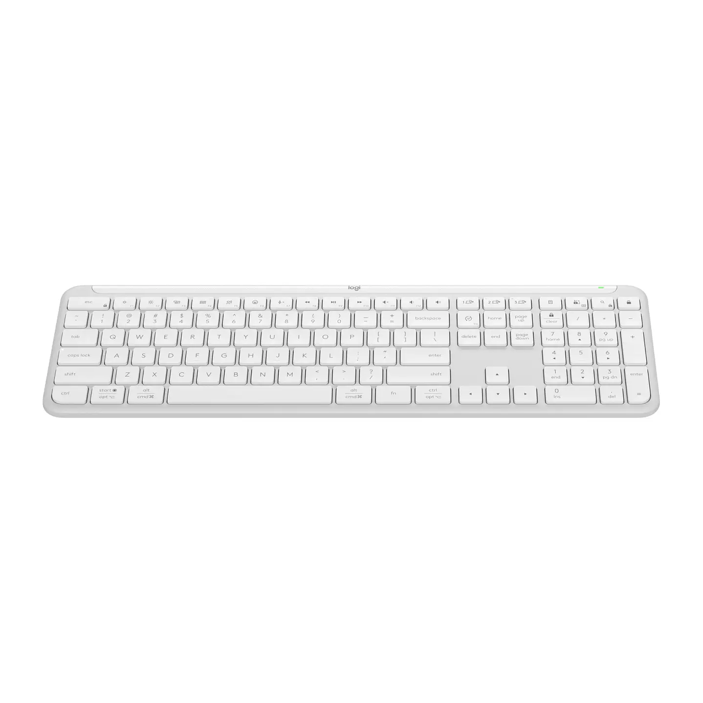 920-012593  TECLADO LOGITECH SIGNATURE SLIM K950 ESP BLANCO 1